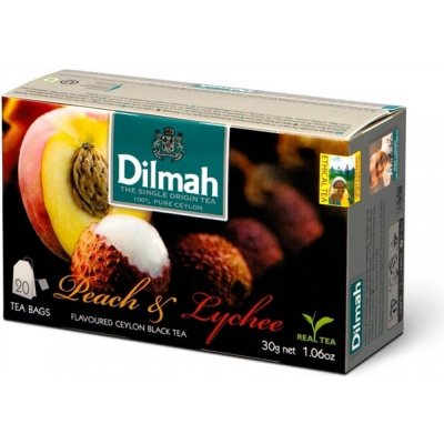 Dilmah Broskev a liči 20 x 1,5 g – Zboží Mobilmania