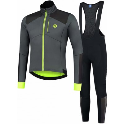 Reflexní Rogelli HI VIS černo-šedo-reflexní žluté – Zboží Mobilmania