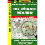 Brdy Příbramsko Rokycansko mapa 1:40 000 č. 417 – Zboží Dáma