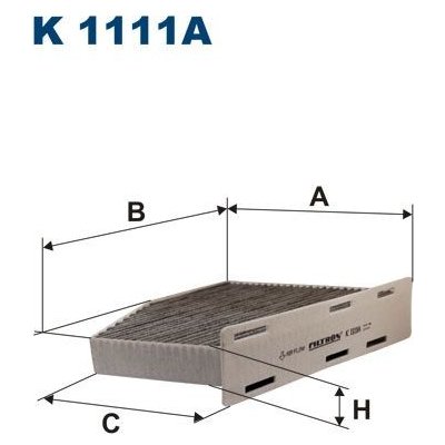 FILTRON Filtr, vzduch v interiéru K 1111A – Zboží Mobilmania