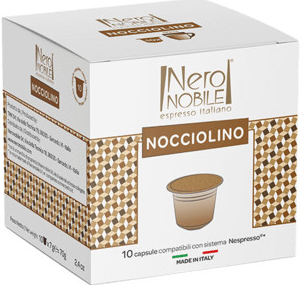 Nocciolino - Capsule Compatibili Nespresso - Nero Nobile