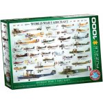 EuroGraphics Letadla 1. světové války World War I Aircrafts 1000 dílků – Hledejceny.cz