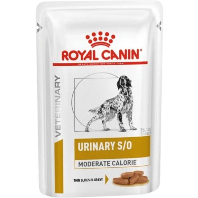 Royal Canin Veterinary Health Nutrition Dog Urinary S/O Moderate Calorie in Gravy 12 x 100 g – Sleviste.cz
