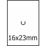 S&K LABEL Etikety cenové S&K 16 x 23 Motex bílé 870 ks – Zboží Dáma