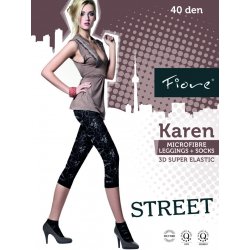 Fiore Karen den Leginy black-černo hnědé