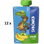 Hello ovocná kapsička s Banány 12 x 100 g – Zboží Dáma