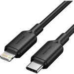 Vention LAKBF USB 2.0 Type-A Male to Lightning Male 3A, 1m, černý – Zboží Živě