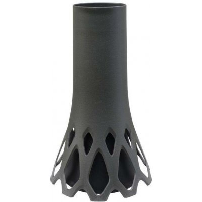 váza hřbit. d10x34,5cm ROSETA 1,3l ANTRACIT zátěžová – Hledejceny.cz
