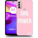 Pouzdro Picasee silikonové Motorola Moto E40 - Girl power černé – Hledejceny.cz