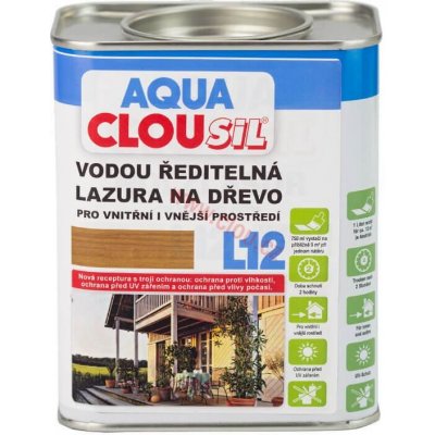Aqua Clousil Holzlazur L12 0,75 l bezbarvá
