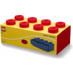 LEGO® Stolní box se zásuvkou 8 červená 40211730 – Zboží Dáma