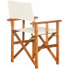 Zahradní židle a křeslo 45946 vidaXL Režisérské židle 2 ks masivní akáciové dřevo