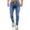 Pánské džíny Bolf Tmavě modré pánské džíny skinny fit KX565