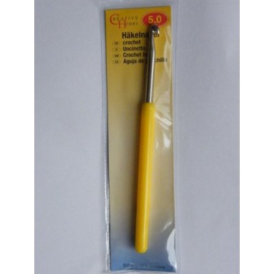 Háček č.5, kovový s plastovou ručkou – Zboží Dáma