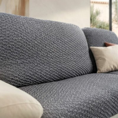 Bielastické potahy MODULO tmavě šedé sedák S (40-59 cm x 50-80 cm) – Sleviste.cz