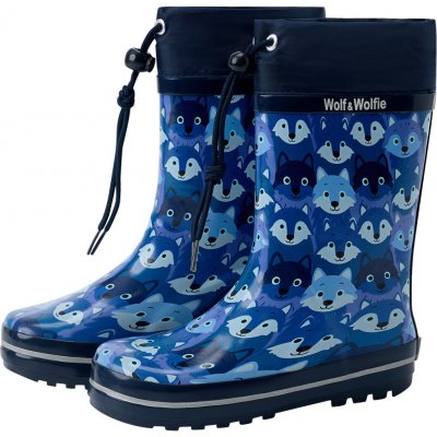 Wolf & Wolfie Y2602 modrá – Zboží Mobilmania
