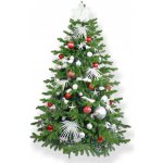 LAALU Vánoční stromek zdobený POLÁRNÍ ČERVENÁ II 213 ks ozdob 500 cm – Zboží Dáma