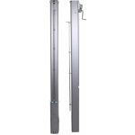 Merco sloupky tenisové Square 80 alu elox ,čtyřhranný profil 80x80mm 1 pár – Zboží Dáma