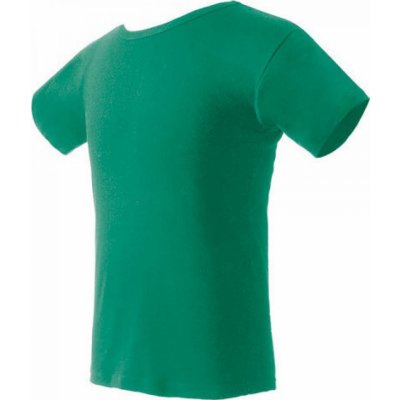 Nath bavlněné tričko K1 z poločesané bavlny s bočními švy Zelená NH140