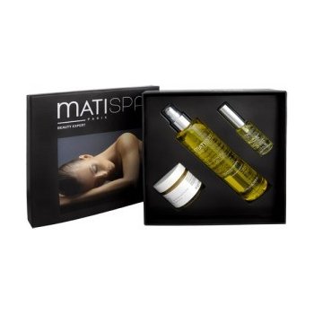 Matis Paris Matispa tělový olej Matispa 200 ml + tělový peeling 50 g + Suchý olej 10 ml dárková sada