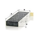 Filtr, vzduch v interiéru MANN-FILTER CUK 29 003-2 – Hledejceny.cz