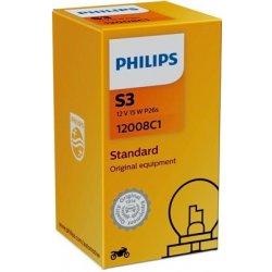 Philips 12008C1 S3 P26s 12V 15W