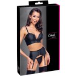 Cottelli Corset Top Suspender Set Matte Look 2251450 – Zboží Mobilmania