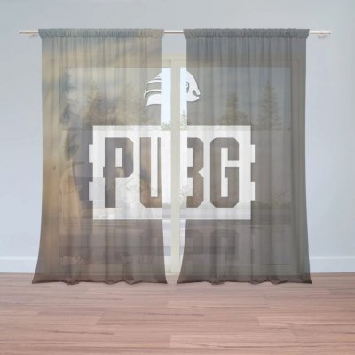 Sablio Záclony PUBG Vojáci: 2ks 150x250cm – Zboží Mobilmania
