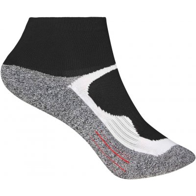 James & Nicholson ponožky Sport Socks Short Černá – Zboží Mobilmania