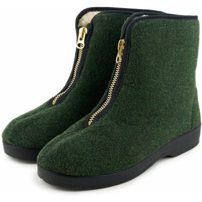 Vlnka pánské důchodky z ovčí vlny zelená – Sleviste.cz