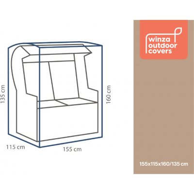 Winza Obal na plážové křeslo 155x115x160/135 cm – Hledejceny.cz