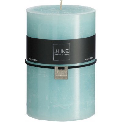 Modrá svíčka Aqua válec XL - Ø10*15 cm/120H - J-Line by Jolipa – Hledejceny.cz