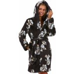 Huňatý župan s kapucí pro kojící a těhotné zamilované ovečky a beránci 1Z1437 šedá – Zboží Dáma