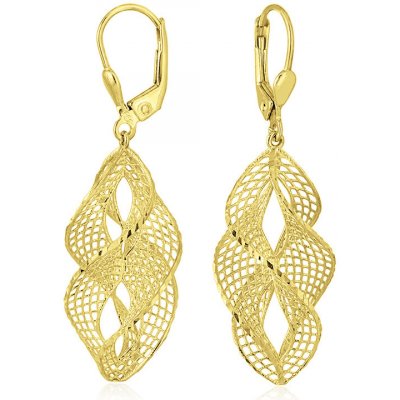 Gemmax Jewelry zlaté visací Spirály GLEYN3420 – Zboží Mobilmania