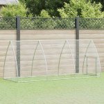 vidaXL Klec pro kuřata 300 × 105 × 120 cm pozinkovaná ocel stříbrná 9799.172553 – Zbozi.Blesk.cz