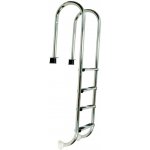 FILINOX Žebřík nerez Muro (Slim) s pouzdrem 4 stupňový, (AISI 316) – Zboží Mobilmania