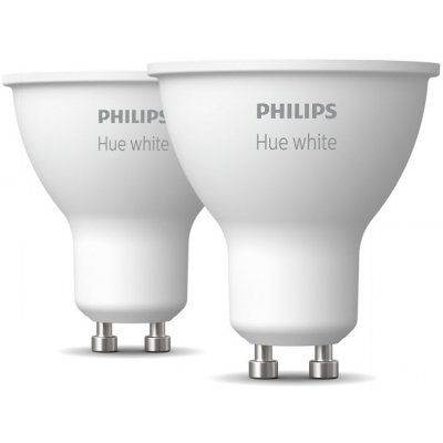Philips Chytrá žárovka Hue Bluetooth 5,2W, GU10, White 2ks – Zboží Mobilmania
