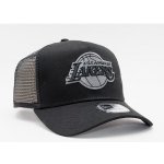 New Era 9FORTY Trucker NBA Black on Black Team Logo Los Angeles Lakers Snapback – Zboží Mobilmania