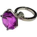 háček na kabelku AM011 fialový – Zboží Dáma