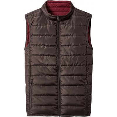 esmara Men pánská oboustranná vesta hnědá/červená – Hledejceny.cz