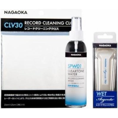 Nagaoka Record Cleaning Wet Set: Set pro mokré čištění LP desek – Zboží Živě