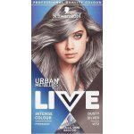 Schwarzkopf Live Urban Metallics barva na vlasy Dusty Silver U72 – Zboží Mobilmania