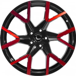 Barracuda Tzunamee EVO 8x18 5x120 ET40 gloss black flash red