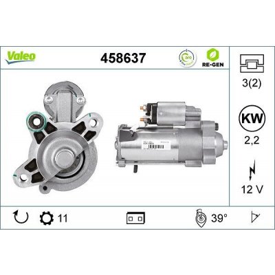 Startér VALEO 458637 – Sleviste.cz