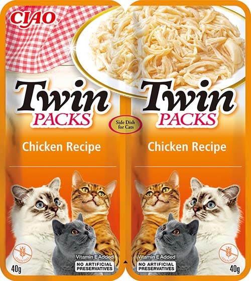 Churu Cat Twin Packs kuře ve vývaru 80 g