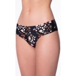 Julimex Tanga Peggy Brown Kalhotky černá – Zboží Dáma