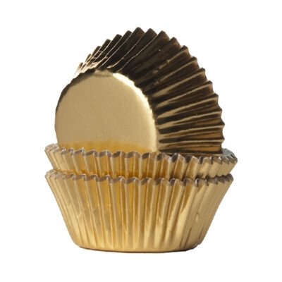 House of Marie Cukrářské košíčky mini zlaté 35x21mm 1280ks – Zboží Dáma