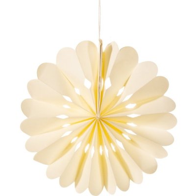 Sass & Belle Honeycomb Snowflake vánoční ozdoba béžová – Hledejceny.cz