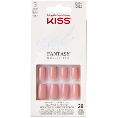 Kiss Gelové nehty 60674 Gel Fantasy 28 ks/bal. – Sleviste.cz