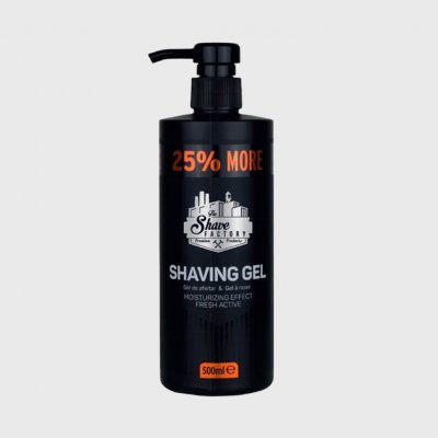 The Shave Factory Shaving Gel gel na holení 500 ml